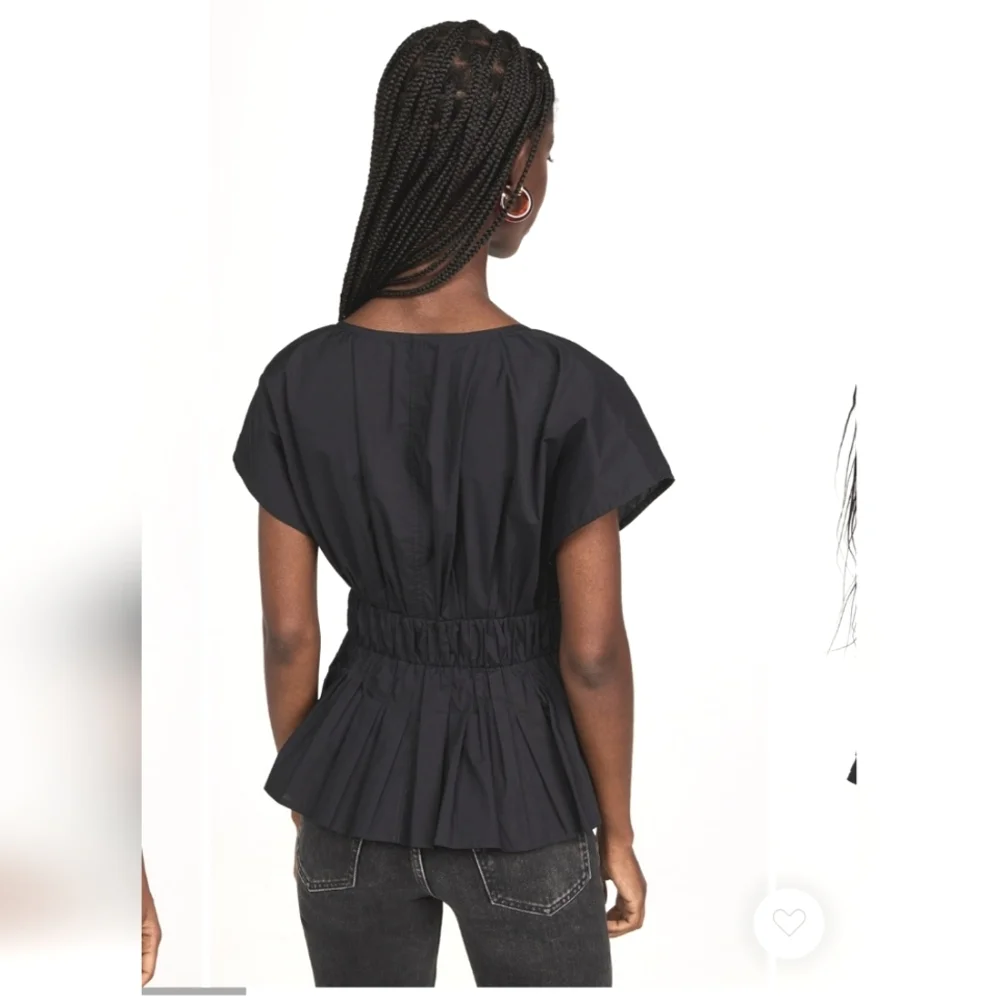 Rebecca  Taylor Smocked Front Top-NWT - Picture 6 of 16